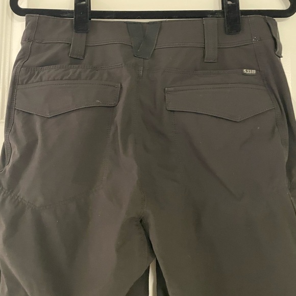 5.11 Tactical Men's Black Decoy Convertible Pants, 30/32 - Picture 5 of 11